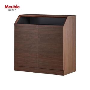 it イット 80cm サイドボード ＜ブラウン＞ 【モーブル】【大川家具】