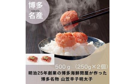 [定期便全3回]稲石 博多名物 山笠辛子明太子500g(250g×2個)