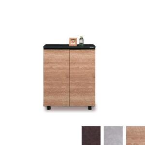 大川家具 シューズボックス スイートピー800L 幅80cm 靴箱 収納[3色]