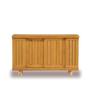 大川家具 シューズボックス 和光1400L 幅140cm 靴箱 収納