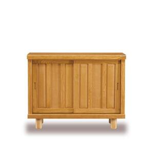 大川家具 シューズボックス 和光1100L 幅110cm 靴箱 収納