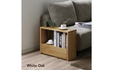 【ホワイトオーク】大川家具 無垢材 サイドテーブル  -zephyr-ゼファー