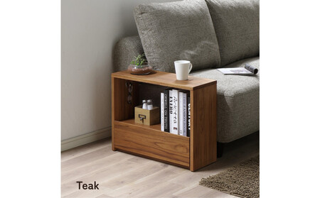 【チーク】大川家具 無垢材 サイドテーブル  -zephyr-ゼファー