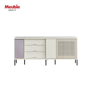 AGUERO アゲロ 160cm サイドボード ＜オークホワイト＞  【モーブル】【大川家具】