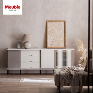 AGUERO アゲロ 180cm サイドボード ＜オークホワイト＞  【モーブル】【大川家具】