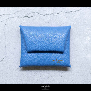 maf pinto (マフ ピント) ミニ財布 コンパクト ウォレット 小型 小銭入れ カードケース レザー 本革 57フレッシュブルー