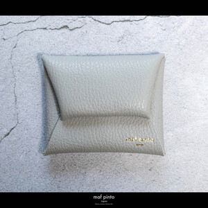 maf pinto (マフ ピント) ミニ財布 コンパクト ウォレット 小型 小銭入れ カードケース レザー 本革 51ライトグレー