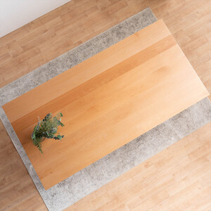 サイズオーダー DTジャンブル01 ダイニングテーブル ビーチ クリア 単品