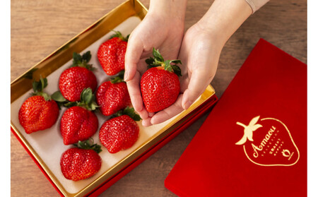 VIPボックス赤[5Lサイズ450g] 最高級完熟あまおうギフト