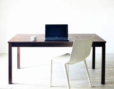 [ワーキングデスク・会議用デスク・ダイニングに!]スマートデスク 150 ウォールナット