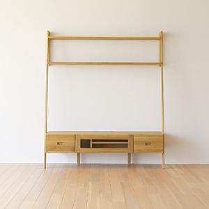 【開梱設置】高野木工 レイリア 138TVボード ホワイトオーク【10年保証】