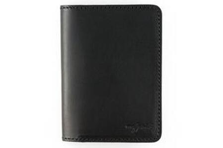 maf pinto レザーカードケース (クリアポケット) ブラック