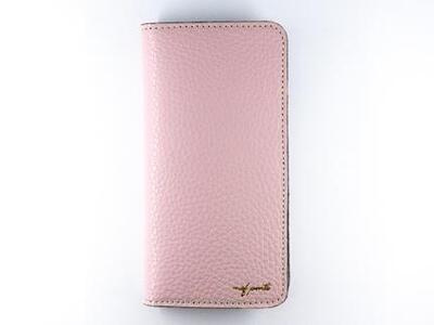 maf pinto アイフォーンケース 本革 日本製 (iPhone SE 第2世代 ／ 8 ／ 7, ) ADRIA LINE 【ライトピンク】