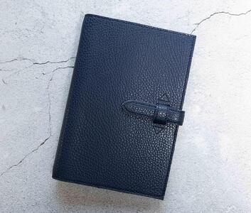 maf pinto (マフ ピント) システム手帳 ネイビー ADRIA LINE バイブル B6 レザー 本革 日本製