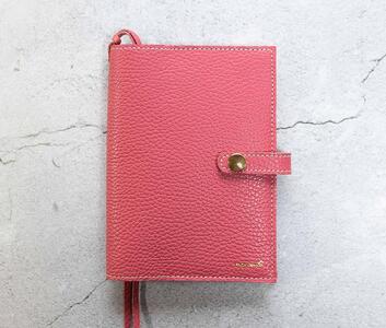 maf pinto (マフ ピント) 手帳カバー A5サイズ ピンク ADRIA LINE レザー 本革 日本製