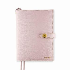 maf pinto (マフ ピント) 手帳カバー A6(文庫)サイズ ライトピンク ADRIA LINE レザー 本革 日本製