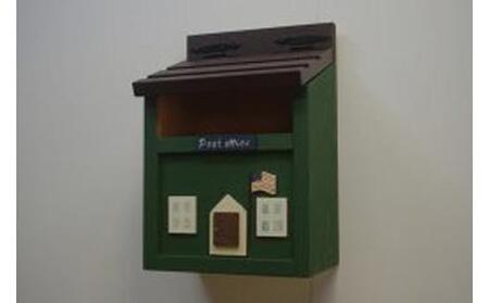 壁掛けPOST カントリーグリーン