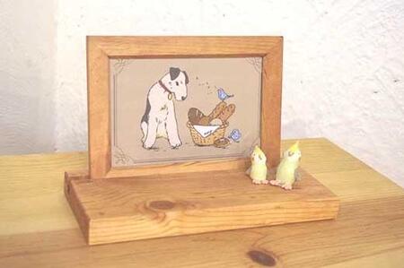 フォトフレーム マスコット付