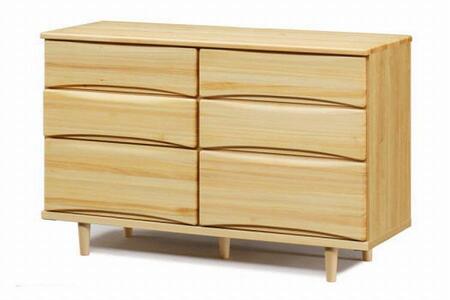 【幅118.5 奥行42 高さ75.3】OKティアラ国産ヒノキ120-3チェスト