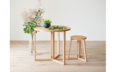 SPAGO Circle Table 070 High oak