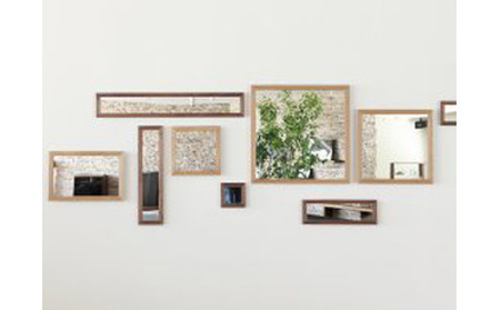 ORLO Wall Mirror 2121 walnut