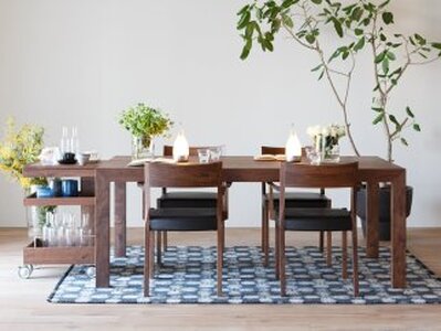 CARAMELLA Dining Table 91210 walnut