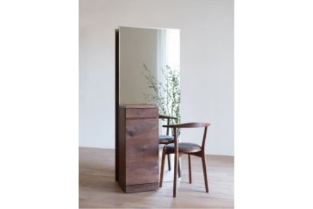 CARAMELLA Storage Mirror (L) walnut