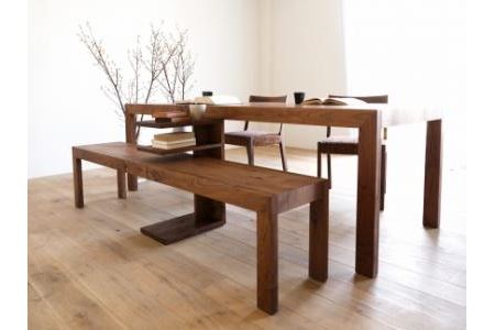 CARAMELLA Bench wood 126 walnut