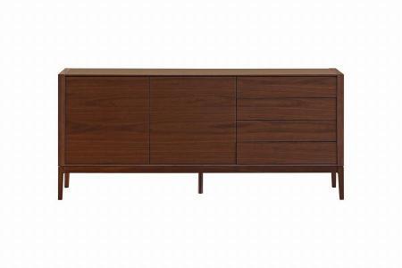 【開梱設置】高野木工 MOL モル 170サイドボード ウォルナット【10年保証】