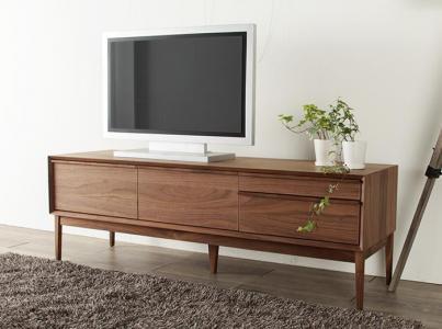 大川家具 レフライン 150cm テレビボード 収納 天然木ウォールナット 野中木工所