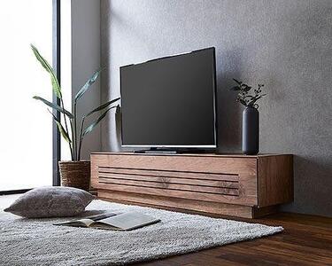 [開梱設置]テレビ台 ルーチェ 無垢 ウォールナット 幅154-204cm TV テレビボード TV台 TVボード ローボード 家具