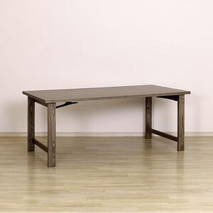 折畳みダイニングテーブル　180×85　ウォールナット色　折り畳み　WAプラス　福岡県　大川市