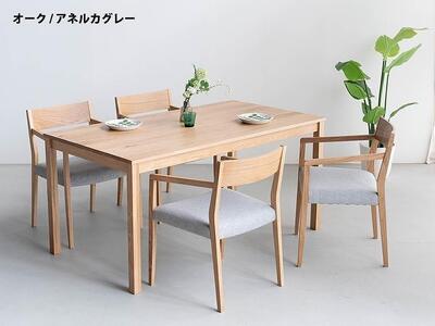 DT01 ウレタン DC02 アネルカグレー オーク 5点 ダイニングセット