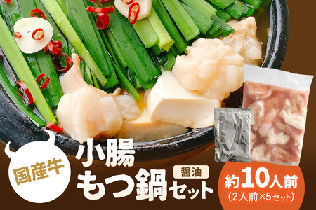 国産牛小腸もつ鍋セット(醤油)[082-0001]