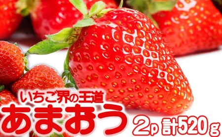 あまおう 生まれも育ちも福岡県 イチゴ界の王道!2パック 果物 デザート イチゴ 苺