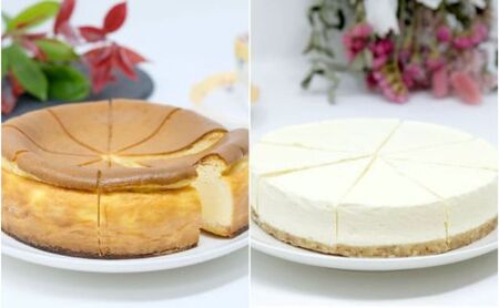 [低糖質]チーズケーキ2種セット(ベイクド&レアチーズケーキ)