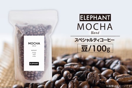 コーヒー 豆 モカブレンド 100g [エレファントコーヒー 福岡県 筑紫野市 21761142]