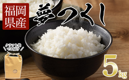 ＜数量限定＞ 福岡県産米 夢つくし (5kg)お米 米 精白米 訳あり 国産 福岡県産 ブランド米 5kg 数量限定 常温  【ksg1872】【ベジフルファーム】