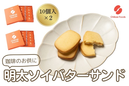 明太ソイバターサンド(10枚入り×2箱)[ちかえフーズ]