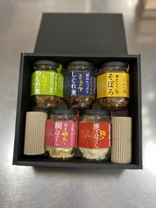 仕出しふか田 ご飯のお供瓶詰アソート5本セット[仕出し ふか田]