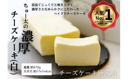 ちゅー太の濃厚チーズケーキ(白) ケーキ 菓子 福岡県産品