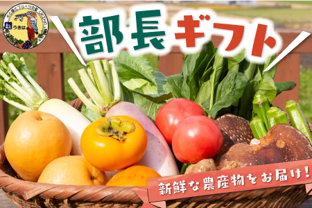 道の駅 うきは 部長ギフト (新鮮な農産物・特産品 約2kg) 野菜 ベジタブル 果物 くだもの フルーツ 農産物 特産品 特産 新鮮 フレッシュ 朝採れ 詰め合わせ 詰合せ セット ミックス お取り寄せ 福岡県 うきは市