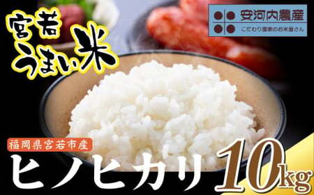 〈安河内農産〉令和7年産 【先行予約】ヒノヒカリ 10kg(5kg×2袋)【10月下旬より順次発送】福岡県宮若産 [M791-1] 新米 宮若うまい米 精米 ブランド米 コメ ご飯 白米
