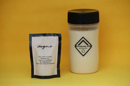 Jリーガーが宮若のお米で作った酵素甘酒「マイノ」[「米酵素甘酒」50g×7袋とオリジナルシェイカー×1個]