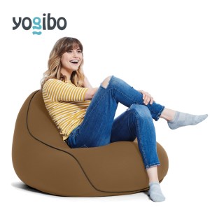 M347-3 ビーズクッション Yogibo Lounger(ヨギボー ラウンジャー)チョコレートブラウン