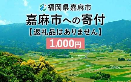 [ふるさと納税] 嘉麻市への寄付 1,000円 (返礼品はありません)