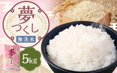 [令和7年産] 無洗米 食味鑑定士厳選 夢つくし 5kg 米 こめ コメ お米 精米 単一原料米 ごはん ご飯 ライス おにぎり