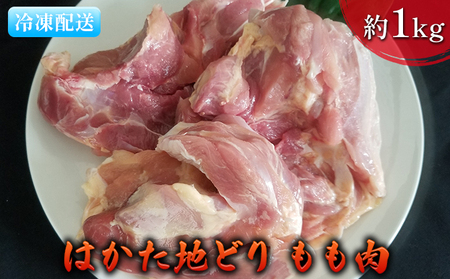 鶏肉 もも肉 約1kg はかた地どり