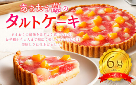 あまおう苺のタルトケーキ 6号(約18cm) 4〜6人分