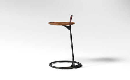 [Ritzwell]GQ SIDE TABLE ハンドル革巻きタイプ サイドテーブル 机 家具 